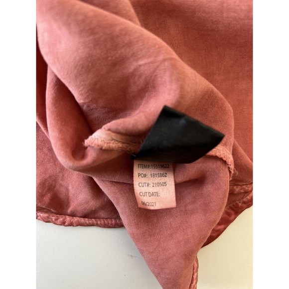 Torrid NWT Emma Rust Babydoll Sleeveless Drawstring Tunic Top Womens sz 12 - Picture 6 of 7